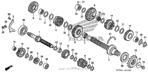 VFR800 Трансмиссия