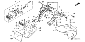  Заднее крыло