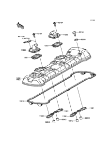 ZR1000 Крышка головки цилиндров