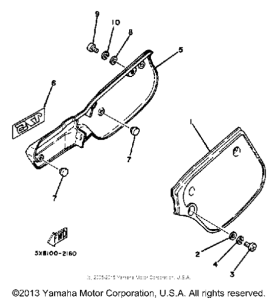 IT175J Боковые обтекатели