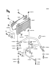 ZX1100 Масляный картер