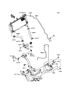 ER650 Патрубки охлаждения