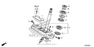 VT750C2 Steering stem (2)
