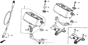 XR250R Speedometer 84-87
