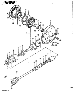 GS850 Карданный вал