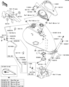 VN900 Fuel tank(1 / 4)(dcf / ddf)