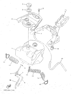 YN50 Топливный бак