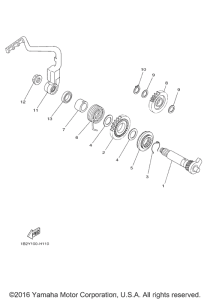 TTR125LEH Стартер