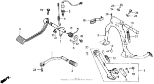 GL1200I Педали