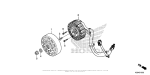 PCX150 Генератор статора