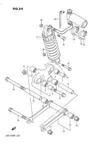 GSX1100 Втулки заднего рычага