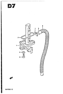 GSX750 Топливный кран