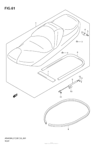 AN400 (ABS) Сиденье