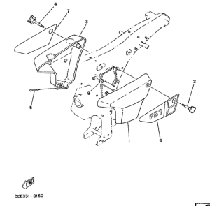 FS1 Side cover  /  oil tank