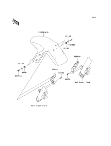 ER650 Крыло переднее