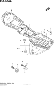 GSX-R1000 Speedometer (Gsx-R1000L5 E03)