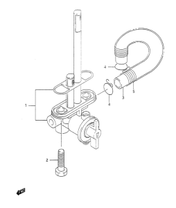 DR350 Топливный кран