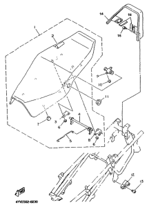 TZR50 Сиденье