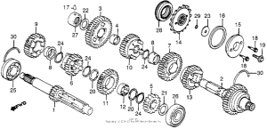CB1000 Трансмиссия