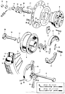 CA105 Переднее колесо