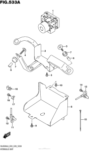 DL650 (ABS) Hydraulic Unit