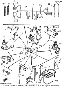 XT225G Электрика
