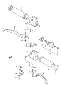 VS1400 Рулевой переключатель