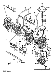 GSX-R1100 Carburetor assy