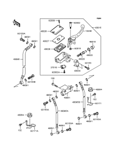 ZR400 Главный тормозной цилиндр