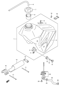 DR-Z400 Tank fuel