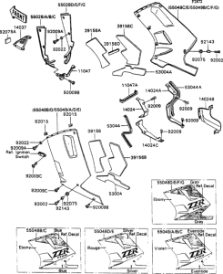 ZX1100 Cowling lowers(1 / 2)