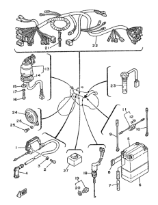 DT125MX Электрика 1