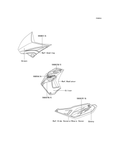 KL650 Decals(green)(e8f)