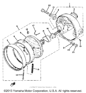 XT500E_205 - 1978 Фара