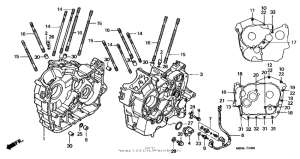 VT1100C3 Картер двигателя