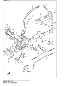 VZ800 Front carburetor