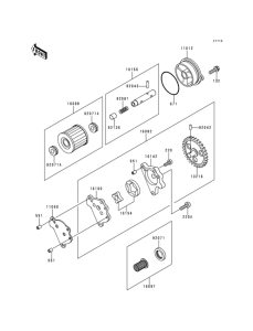 KL250 Масляный насос