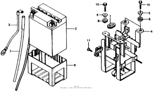 CB750 Аккумулятор
