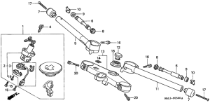  Handle pipe / top bridge