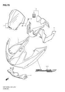 GSF1250S Cowling comp