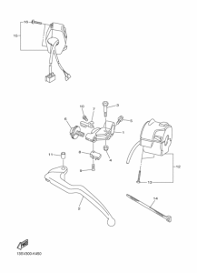 YZF-R6 Handle switch & lever