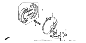 XR70R Front brake + panel