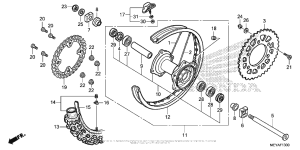  Переднее колесо