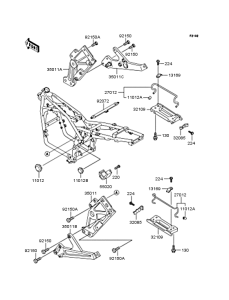 ZR400 Короб для АКБ