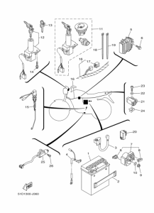 YBR125ED Equipo electrico