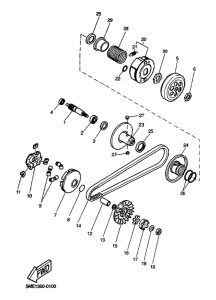 YQ100 Сцепление