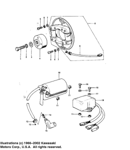 KX125 Зажигание