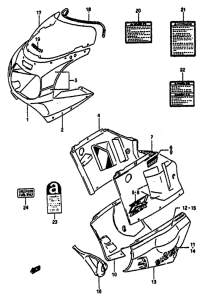 GSX-R1100 Cowling body