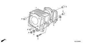 CRF50F Цилиндр