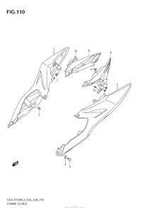 GSX-R1000Z Frame Cover (Gsx-R1000L3 E33)